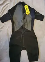 XCEL Wetsuit Size Small Black Short Sleeve Stretch Performance New