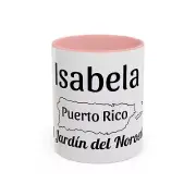 Puerto Rico Accent Coffee Mug, 11oz. (Isabela) - / Taza de café