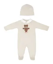 Fendi Kids Jersey Teddy Bear Kit 6M,3M,1M beige