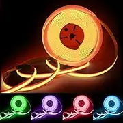 Arotelicht COB LED Strip Light 12V for Bedroom, 16.4ft /5m 576 LED/M RGB 4-in1 Color Changing Room Lights Dimmable Bright LED Lights for Bedroom Home Party Bar Decoration, ONLY A Strip