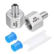2 Pcs Pipe Fittings Reducer Adapter 1/8" NPT Male Pipe x 3/8" NPT Female Pipe