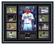 MOOKIE BETTS LA DODGERS MLB SIGNED PHOTO LIMITED EDITION FRAMED MEMORABILIA
