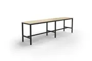OL Axis Extra Long Bar Leaner Table - Oak Top
