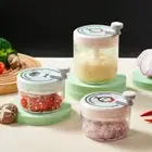 Manual Garlic Chopper Onion Vegetable Cutter Food Meat Mincer Crusher Blender AU