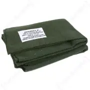 WW2 US Olive Wool Blanket - Repro American Bedding Sheet Army Camping Soldier