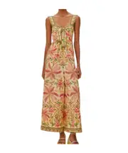 Patterned jumpsuit L,M Brown
