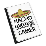 Nacho Average Gamer Passport Holder Cover Case Worlds Best Funny Awesome
