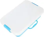 ELAYARD Handheld Sand Tray Lid Portable Storage Box for Boys and Girls Small Sandbox for Indoor and Design Organize Toys and Sensory Activities