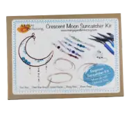 Crescent Moon Suncatcher Kit in Violet Purple Craft Kit