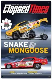 Hot Rod Elapsed Times Drag Racing Snake & Mongoose Metal Sign BODY SHOP HRM101