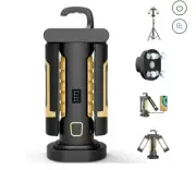 Mini LED Flashlight Torch USB Rechargeable Zoomable Pocket Light Outdoor Camping