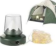 Outdoor Camping Lights | Outdoor LED Lamp,Quick Storage Retractable 32.8FT Rechargeable Waterproof Trellis Vine Lamp for Yard Garden Hiking Travel Decoration