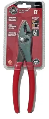 Doyle Slip Joint Pliers 8” - High Leverage Design, Milled Grips, Maximum Grip