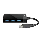D-Link 4-Port SuperSpeed USB 3.0 Portable Hub DUB-1341