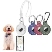 Soft Silicone Protective Case Shockproof Holder Case Key chain Accessories for Airtag