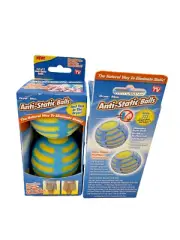 Dryer Max Anti-Static Balls,Blue & Yellow,2 Packs of 2