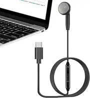 Wired Single-Sided Earphone - Mono Smartphone Headset with Microphone for Business | Wire Control Earphone for Working, Studying, Jogging, Running, Listening