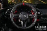 在飛比找松果購物優惠-[細活方向盤] 全牛皮環款 Mazda3 CX30 MAZD