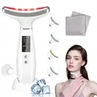 Red Light Therapy for Face and Neck, Facial Skin Care Tools, Micro-Current Vi...