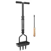 Lawn Aerator Coring Garden Tool, Manual Aerator, Lawn Aerator Garden Tool for Lawn Care, Compacted