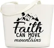 [Fihjm] Canvas Tote Bag for Women, Aesthetic Tote Bag, Cute Tote Bags for Women Trendy Tote Bag Inspirational Gifts for Women