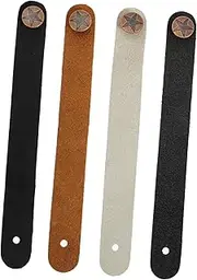 Yardwe 4Pcs Guitar Headstock Strap Tie Secure Guitar Strap Button Accessories Easy Installation Compact Design Durable Replacement Random Color