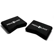 PedalBlock - Hi-Hat and Pedal Anchor System - Total Slide Prevention - For Double Kick Pedal, Hi-Hat Stand, Keyboard Pedal, Electric Bass Drum Pedal - Drum Set Accessory & Gift (Set of 2)