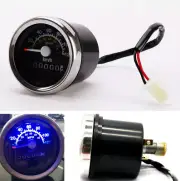1x Dual Mileage LCD Digital Motorcycle Odometer Speedometer Tachometer KM/H MPH