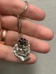 Finger with gun key Chain or Zipper Puller USA MADE support your local MC