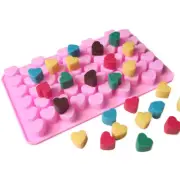 Mini Heart Mold Silicone Ice Cube Tray DIY Chocolate Fondant Mould 3D PastryBSC