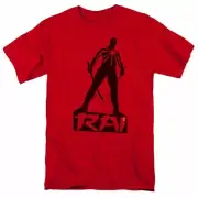 Rai Silhouette T Shirt Mens Licensed Future Force Valiant Comics Tee Red