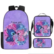 Stitch Backpack StarCraft Backpack Oxford Cloth Shoulder Bag Lunch Bag Pencil Bag 6-NMAOV