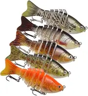 ibasenice 5pcs Lure Bait Reel Fish Net Sea Fishing Lures Bass Fishing Lures Fishing Baits Swim Baits for Bass Fishing Sea Fishing Tackle Fishing Lure Kit Fish Lures Fish Tanks Pike Pole