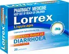 Lorrex Lorex GASTRO-STOP Generic Gastrex DIARRHOEA RELIEF 20 CAPSULES