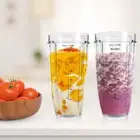 2PCS 24oz Cups Replacement for Nutri Ninja Blender Auto iQ 900w 1000w 1500w AU