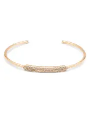 Ettika Pave Dazzle Bar Cuff Bracelet