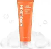 Aprilskin Carrotene Clarifying Foam Cleanser | Vegan, Cruelty Free | Oily, Sensitive, Acne-Prone Skin | Deep cleansing with BHAs & Sebum controlling | 120ml | No sulfates and Artificial Fragrance