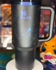 Stanley 40 oz Tumble Black Chroma Laser Engraved *Eeveelution Besties*