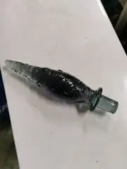 Resin Replica Hobnail Genie Bottle Stopper Ice Blue