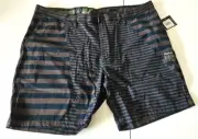 VOLCOM GRAPHITO SHORT MENS SIZE 38 STRIPE STRIPES SHORTS