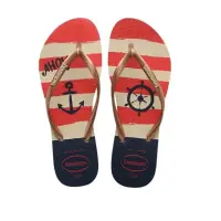 在飛比找momo購物網優惠-【havaianas 哈瓦仕】SLIM NAUTICAL 玫