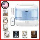 Versatile 4L Top Fill Ultrasonic Humidifier with 32H Runtime & Aroma Diffusion