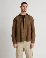 Lee Worker LS Shirt Brushed Brown