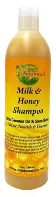 Milk & Honey Shampoo 13 oz By Mine Botanicals