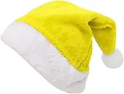 Santa Hats with White Cuffs Large Christmas Hats Short Plush Christmas Costume Hats for Xmas Party Supplies