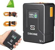 ZGCINE ZG-V99 V2 Mini V-Mount Battery 99Wh 14.8V 6800mAh, D-TAP BP USB-C USB-A Output Suitable for Mobile Phone Camera High Power LED Light