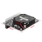 5V GPIO Cooling Fan with LED Light Mini Turbo Fan for Raspberry Pi 4B/3B+/3B H