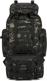 King'sGuard 100L Camping Hiking Backpack Molle Rucksack Military Camping Backpacking Daypack