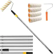 Adjustable Paint Stick - Extendable Handle Rod, Painting Stick with Handle Reach | Sturdy Metal Paint Rod with Extendable Handle Reach, Adjustable Paint Stick for High Ceilings and Large Walls