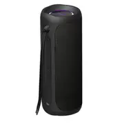 EFM Austin Bluetooth Speaker With LED Colour Glow - Charcoal Black